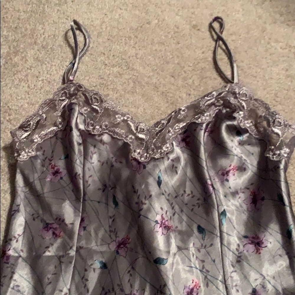 Victoria Secret purple flower negligee extra small